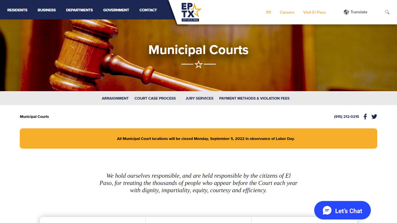 Municipal Courts - El Paso, Texas